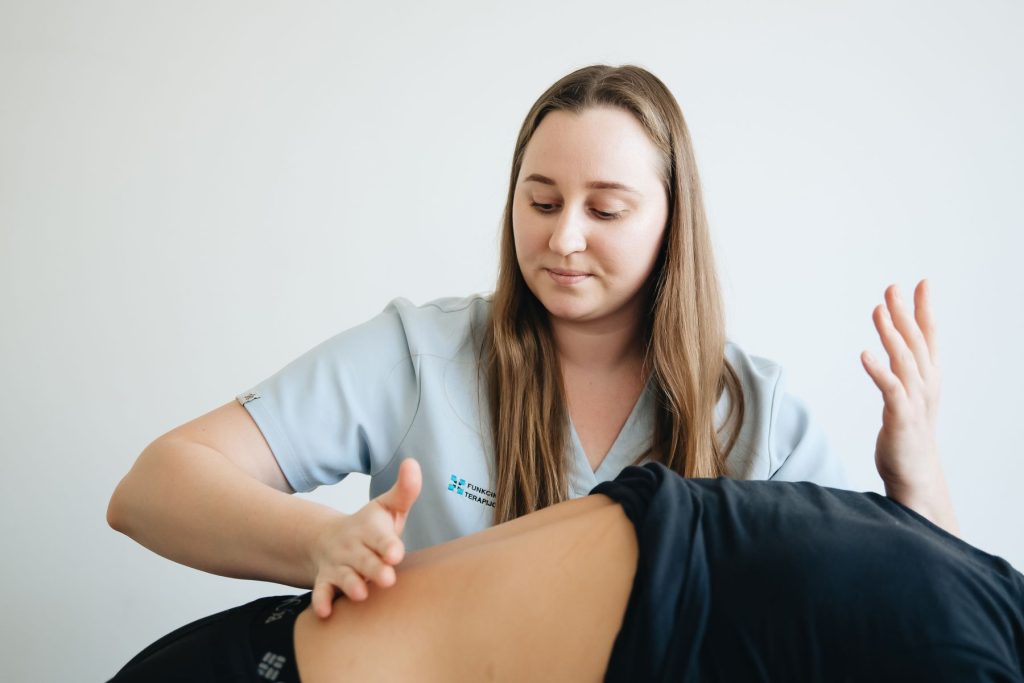 Massage van een been
